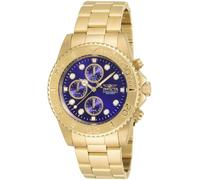Invicta Pro Diver 19157 Men's Watch - Waterproof - Analogue - Quartz Movement - Stainless Steel with Blue dial - 43mm
