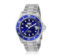 Invicta Pro Diver Stainless Steel Men's Automatic Watch, Silver / Blue - 40mm