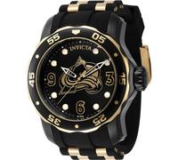 IN-42323 NHL 48mm Quartz Watch Invicta Black One Size