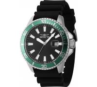 Invicta Men's IN-46129 Pro Diver 45mm Quartz Watch in Black Invicta Black One Size