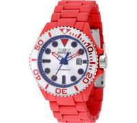 Invicta Men's IN-49482 Grand Diver 46mm Quartz Watch in Red Invicta Red One Size