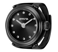 Invicta Mini 44484 Women's Watch - Quartz Movement - Stainless Steel with Black Dial - 17 mm