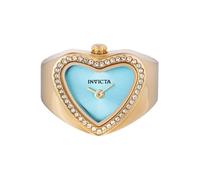 Invicta Mini Ring 49576 Women's Watch - Quartz Movement - Stainless Steel with Blue Dial - 18 mm
