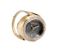 Invicta Mini Ring 49601 Women's Watch - Quartz Movement - Stainless Steel with Black Dial - 24 mm