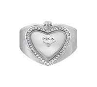 Invicta Mini Ring Watch 49572 Women's Watch - Waterproof - Analogue - Quartz Movement - Stainless Steel with Silver dial - 18mm