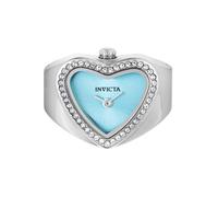 Invicta Mini Ring Watch 49573 Women's Watch - Waterproof - Analogue - Quartz Movement - Stainless Steel with Blue dial - 18mm
