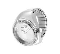 Invicta Mini Ring Watch 50640 Women's Watch - Quartz Movement - Stainless Steel with Silver Dial - 20 mm