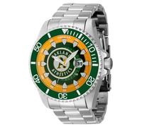 Invicta MLB - Oakland Athletics 43473 Men's Watch - Quartz Movement - Stainless Steel with Yellow Dial - 47 mm