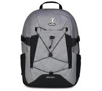 Invicta Moab Solid Double Compartment School Backpack, Grey, Bottle Pocket, 15.6 Inch Laptop Pocket, Maxi Capacity, Equipped Inner Pocket, School and Travel Backpack, Boy and Girl, grey, Taglia unica,