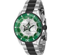 Invicta NHL 42213 Women's Watch - Waterproof - Analogue - Quartz Movement - Stainless Steel with Silver dial - 38mm