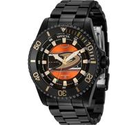 Invicta NHL - Anaheim Ducks 42257 Men's Watch - Waterproof - Analogue - Quartz Movement - Stainless Steel with Orange dial - 47mm