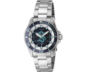 Invicta NHL - Seattle Kraken 42212 Women's Watch - Waterproof - Analogue - Quartz Movement - Stainless Steel with Blue dial - 38mm