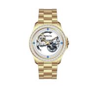 Invicta Objet D Art 69114 Men's Watch - Waterproof - Analogue - Automatic Movement - Stainless Steel with White dial - 43mm