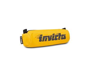 Invicta Pen Holder, Loop Pencil Bag, Yellow, Maxi Logo, School Pen Holder, Saffron Orange, DIMENSIONI: 20,5x4,5x4,5 cm, School
