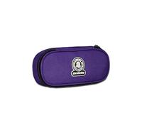 Invicta Pencil Holder for School, Round Plus Solid, Purple, Mono Compartment with Organiser, School & Leisure, Children and Teenagers, Purple, School, Purple, School