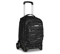 Invicta Plug Fantasy School Trolley Black, 34 L, Double Compartment, Cross-over System, Equipped Pocket, Computer Compartment, Bottle Pocket, Middle and High School, Boy