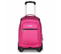 Invicta Plug-in School Trolley Pink, 3 in 1, Backpack Double Compartment with Detachable Trolley, PC Pocket, Bottle Pocket, 34 Litres, Middle and High School, Travel, Girl Backpack, pink, Taglia unica