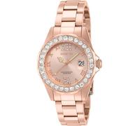 Invicta Pro Diver 15253 Women's Watch - Waterproof - Analogue - Quartz Movement - stainless steel with rose gold dial - 38mm