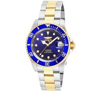 Invicta Pro Diver 17045 Men's Watch - Waterproof - Analogue - Automatic Movement - Stainless Steel with Blue dial - 40mm