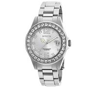 Invicta Pro Diver 21396 Women's Watch - Waterproof - Analogue - Quartz Movement - stainless steel with Silver dial - 38mm