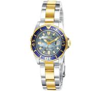 Invicta Pro Diver 2961 Women's Watch - Waterproof - Analogue - Quartz Movement - stainless steel with Mother of Pearl dial - 30mm