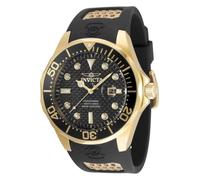 Invicta Pro Diver 36553 Men's Watch - Quartz Movement - Stainless Steel with Black Dial - 47 mm