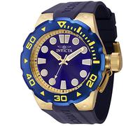 Invicta Pro Diver 37740 Men's Watch - Waterproof - Analogue - Quartz Movement - Stainless Steel with Blue dial - 51mm
