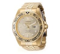 Invicta Pro Diver 44520 Men's Watch - Waterproof - Analogue - Quartz Movement - Stainless Steel with Gold dial - 47mm