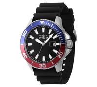 IN-46090 Pro Diver 45mm Quartz Watch Invicta Black One Size