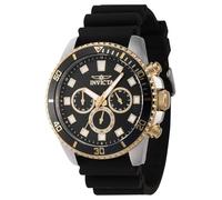 IN-46120 Pro Diver 45mm Quartz Watch Invicta Black One Size