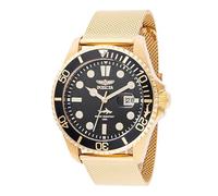 Invicta Pro Diver 47178 Men's Watch - Waterproof - Analogue - Quartz Movement - Stainless Steel with Black dial - 43mm