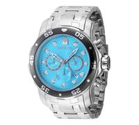 Invicta Pro Diver 47560 Men's Watch - Waterproof - Analogue - Quartz Movement - Stainless Steel with Blue dial - 48mm