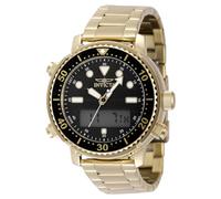 Invicta Pro Diver 48372 Men's Watch - Waterproof - Digital - Quartz Movement - Stainless Steel with Black dial - 46mm