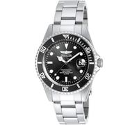 Invicta Pro Diver 8932OB Watch - Waterproof - Analogue - Quartz Movement - stainless steel with black dial - 37mm