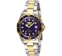 Invicta Pro Diver 8935 Watch - Waterproof - Analogue - Quartz Movement - stainless steel with blue dial - 37mm