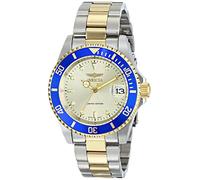 Invicta Pro Diver ILE8928OBA Men's Watch - Waterproof - Analogue - Automatic Movement - Stainless Steel with Gold dial - 40mm
