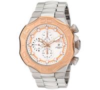 Invicta Pro Diver Men's Quartz Watch with Silver Dial Chronograph display on Silver Stainless Steel Bracelet 12430