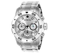 Invicta Pro Diver - SCUBA 0071 Men's Watch - Waterproof - Analogue - Quartz Movement - stainless steel with silver dial - 48mm