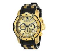 Invicta Mens Analog Quartz Watch with Stainless Steel Polyurethane Strap 17885