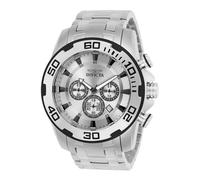 INVICTA Pro Diver - Scuba 22317 Men's Watch - Waterproof - Analogue - Quartz Movement - Stainless Steel with Silver Dial - 50 mm
