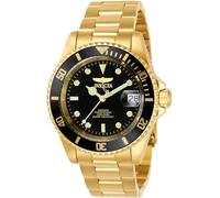 Invicta Pro Diver Stainless Steel Men's Automatic Watch, Gold / Black - 40mm