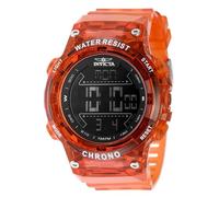 Invicta Racing 49046 Men's Watch - Waterproof - Digital - Quartz Movement - Plastic with Black dial - 52mm