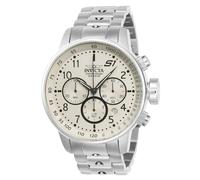 Invicta S1 Rally 23077 Men's Watch - Waterproof - Analogue - Quartz Movement - stainless steel with ivory dial - 48mm