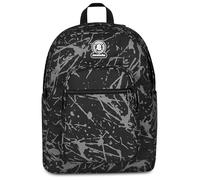 Invicta School Backpack Double Compartment Dial Fantasy, Grey, Bottle Pocket, 14 Inch Laptop Pocket, Maxi Capacity, School Backpack, Child and Boy, grey, Taglia unica, modern