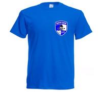 Invicta Screen Printers Rovers of Bristol Shield T-Shirt The Pirates Logo Unisex Adult Football Fan Top (UK, Alpha, L, Regular, Regular, RoyalBlue)