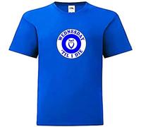 Invicta Screen Printers Wednesday 'Til I Die Roundel T-Shirt Blue Adult Unisex 100% Cotton Top (UK, Alpha, XXL, Regular, Regular, Blue)