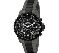 Invicta Specialty 1328 Men's Watch - Waterproof - Analogue - Quartz Movement - Stainless Steel with Black dial - 45mm
