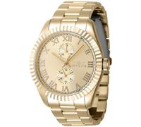 Invicta Specialty 47431 Men's Watch - Waterproof - Analogue - Quartz Movement - Stainless Steel with Gold dial - 43mm