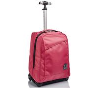 Invicta Trolley, Benin Eco-Material, Pink, 2-in-1 with Shoulder Straps for Backpack Use