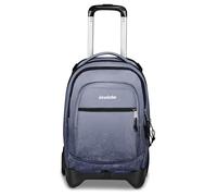 Invicta Trolley Plug Fantasy Shine, Black, Glitter Effect, 34 L, Double Compartment, Cross-Over System, Equipped Pocket, Computer Pocket, Bottle Pocket, Middle and High School, Girl